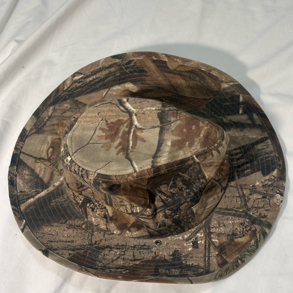 Signatures Camo Boonie Hat Outdoor Hunting Cap M/L Realtree Pattern Wide Brim